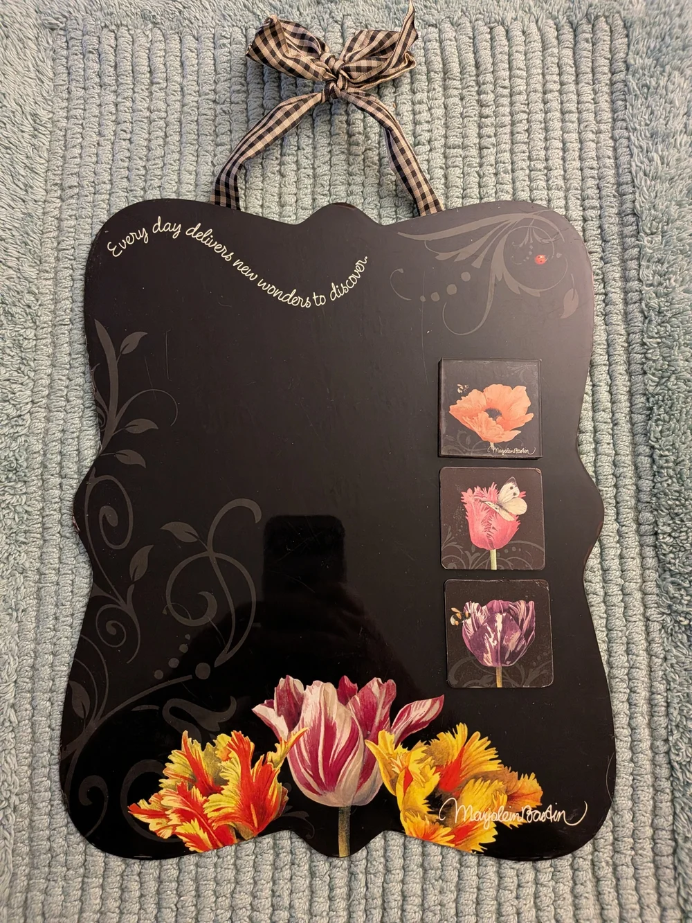 Marjolein Bastin Nature's Journey Message Board with Magnets 2008 *See Note*
